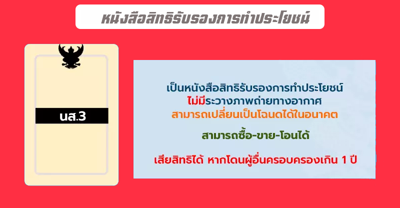 ประเภทโฉนด