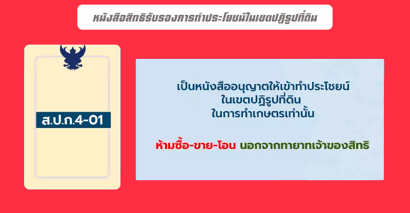 ประเภทโฉนด